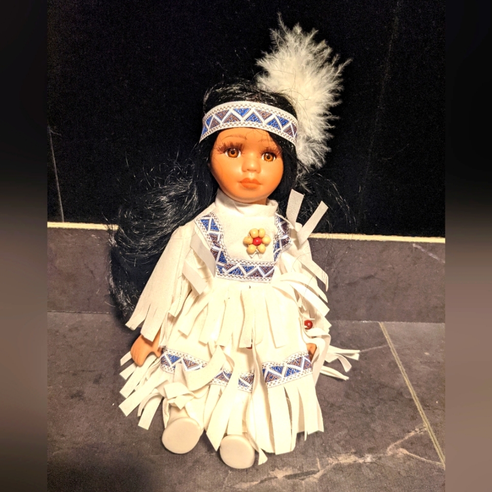 Cathay Collection, American Indian Porcelain Doll
